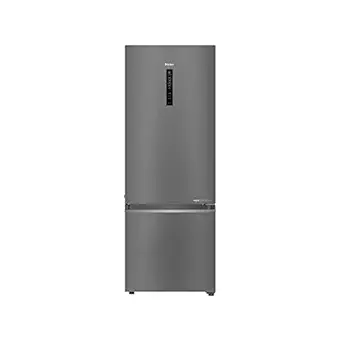 Haier 346 L 3 Star Frost Free with inverter Double Door Refrigerator (HEB-35TDS, Silver)