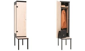 Preisvergleich Produktbild TRITON Garderobenschrank mit Sitzbank, 1türig 8595105048863