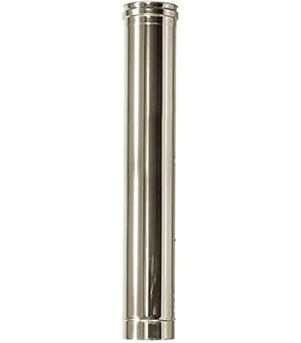 Actie prijs! 8 meter dubbelgedraaid rvs flexibel 80mm | Flexibel schoorsteen voering 80