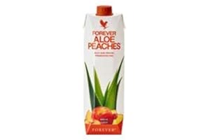 FOREVER LIVING PRODUCTS Forever Living Aloe Pfirsiche, 90% reine Aloe Vera, 1000 ml, energetisch