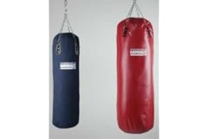 Kamikaze Punching Bag, Blue Canvas, 90 X 30 cm, Chains Included, Not Filled