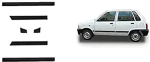 SHOPONE CAR Door Side Beading Black for Maruti Suzuki 800 / 800 DX / 800 Duo AC LPG