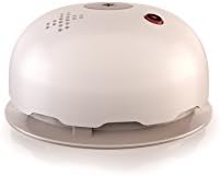 Lumens Archi ? Replaces Your Smoke Detector Base/Bell Pendant Light White/Taupe
