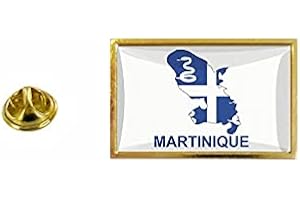 Akachafactory pins pin Badge pin's Drapeau Pays Carte departement Martinique
