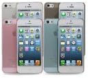 Jarv JRV-SSFIP5KIT3 Super Slim Flexi Snap-On Case for iPhone 5 - 4 Pack - Retail Packaging - Clear/Smoke/Pink/Blue