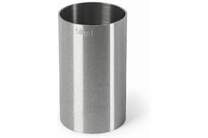 Stainless Steel Copper Thimble Bar Pub Club Spirit Measure CE Marked Chabrias Ltd (50ml, Stainless Steel)