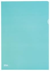 Q7S-Deluxe Cut Flush Folders A4 size-Pack of 25 (Blue)