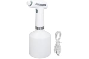 Tnfeeon Elektrischer Sprühflaschen-Pflanzenvernebler für Innen- und Außenpflanzen, Automatisches ABS-HDPE-Gießkannensprühgerät für Garten, Düngung, Reinigung (1L)