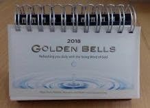 Golden Bells Desktop Calendar 2018