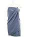 Produktbild Aquis Mikrofaser Body Handtuch, Waffelmuster (29 x 55-inches) dunkelgrau