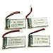 Produktbild Eleganantstunning Cheerwing Lipo-Batterie (3,7 V, 550 mAh, 4-teiliges Akku-Ladegerät für Syma X5Sw X5 X5C X5C-1 Rc Quadcopter Drone Teile)
