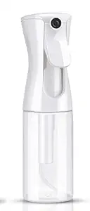 Ultra Fine - Durable - Empty Continuous Spray Bottle - Water Mister For Hairstyling, Plants, Cleaning, Cooking, Misting & Skin Care