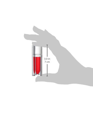 Maybelline New York Make-Up Lipgloss Color Sensational Elixir Signature Scarlet / Kräftiges Rot für farbintensive und gepflegte Lippen, 1 x 5 ml - 5