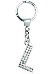 Preisvergleich Produktbild Schlüsselanhänger Buchstabe L (Diamante)