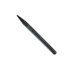 Pointed Head Chisel For Concrete (25 Cm) | Cutting Edge Octogonal Chisel (Black)