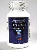Preisvergleich Produktbild Allergy Research Group Full Spectrum Vit K, 90 Softgels