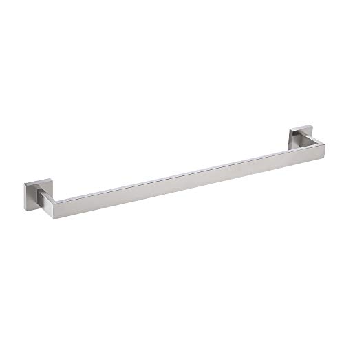KES Barres Porte-Serviettes Simple SUS304 en Acier Inoxydable Barre de Serviette Salle de Bain Brossé Montage Mural, A2500-2