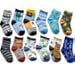 Dimore Cotton Non-skid Baby Socks-have Anti-skid Particles Baby Socks Gift Set-12-pack Bright Colored Socks-newborn Footie(2 Style) (car)