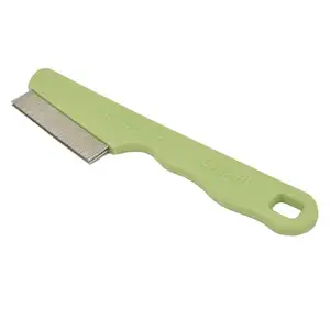 Safari Pet Products SAFARI Flea Comb with Double Row of Teeth, One Size, Flea Prevention, Flea Comb for Dogs