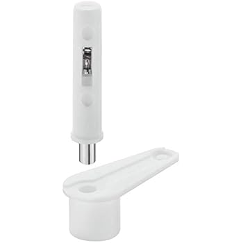 Zapfenband, Einbohrband für einliegende Türen von 12 - 21 mm Weiß