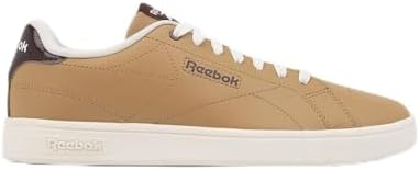 Reebok Unisex Court Clean Sneaker, Camel/Blackcherry/Chalk, 36 EU, Camel Blackcherry - Gesso, 36 EU