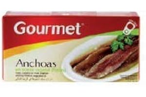 Anchois en filets à l'huile de tournesol x 5 boîtes 47 grs