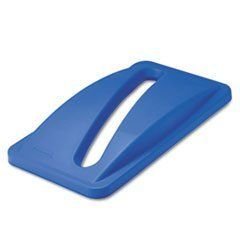 Preisvergleich Produktbild Rubbermaid Deckel Slim Jim für Papier, blau 0086876147636
