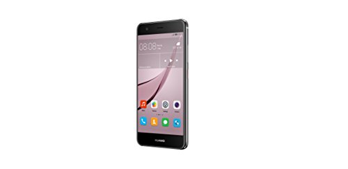 Huawei 51090UAW nova Smartphone (12,7 cm (5 Zoll), 32GB, Dual-SIM, 12 Megapixel Kamera, Android) titanium grau