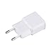 Produktbild Elviray AC Ladegerät Tablet Netzteil 5V 2A Dual USB 2-Port Reiseladegerät USA Für Handy PC Weiß US/EU Stecker