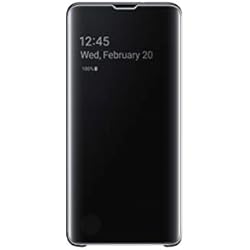SAMSUNG Clear View Cover Noir Galaxy S 10+