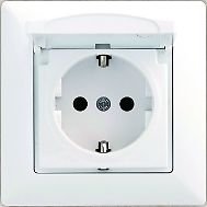 Preisvergleich Produktbild Visage Steckdose mit Deckel NEU