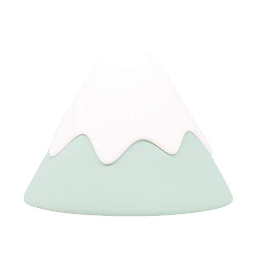 YF Snow Mountain Night Light, Bedroom Bedside Sound Control Led Light Charging Baby Feeding Eye Table Lamp,B