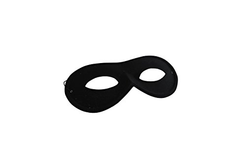 Stoffbrille Maske Schwarz Maskerade Maske Kostüm Karneval Maskerade mask Verkleidung Fasching Shades of grey Herren Damen - 2