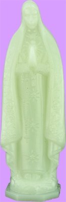 4 inch Glowing Lady of Fatima statue