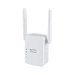 Layfuz WiFi/AP Wireless Range Extender Access Point Signal Amplifier 300M s with Dual Antennas for Home Office EU Plug