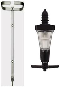 Horeca Hanging Dispenser Alcohol 2 Oz Square Wall Mount Flange for 3 to 4.5 litres