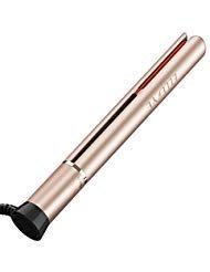 ElleSye - Plancha de vapor de cerámica para cabello con función de vapor, 5 dientes de peine, placa de cerámica flotante 3D, apagado de 30 minutos