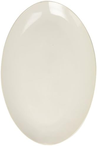 Borella Casalinghi 23973 Oval Plate, Ceramic, White