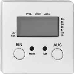 Preisvergleich Produktbild Merten 584044 Zeitschaltuhr, weiß, System Fläche