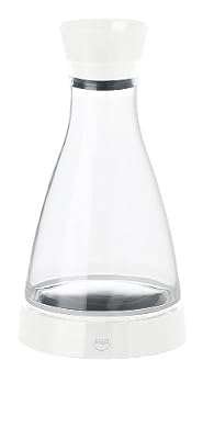 Emsa 509684 FLOW Friends Carafe fraîcheur en plastique, 1 litre, accumulateur de froid intégré, bec verseur à clapet, 1,0L, blanc