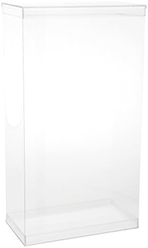 DollSafe Deluxe Folding Doll Display Case with Acrylic top and bottom 9.5 W x 5 D x 17 H