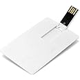 Plain Credit Card Type Shape Pendrive 32 GB USB Flash Drive for Computers/Laptops/LED/Mobile-32 GB(White)