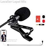 El micrófono de solapa proporciona un sonido claro en comparación con el micrófono incorporado del androide / iphone. Aumente la distancia entre el iphone y el vlogger, reduzca el ruido de la grabación