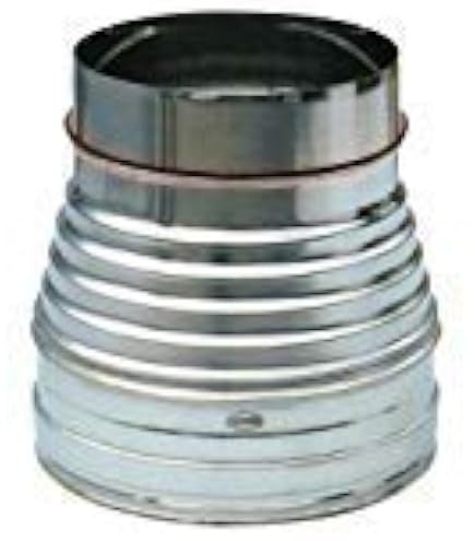 Riduzione Inox Per Canna Fumaria 120mm Maschio X 80mm Femmina - Acciaio Inox - Foto 3