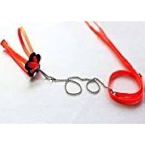 zantec Generic verstellbar Reptile Eidechse Harness Leine verstellbar Multicolor, weiche Fashion (orange)