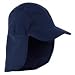 Sun Busters Baby Boys UV Legionnaire Hat - UPF50+ Sun Protection - Age 1-2 Years (Plain Navy)