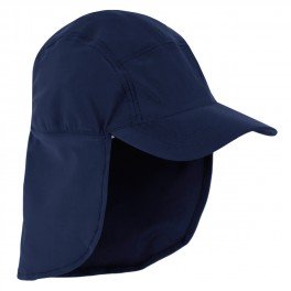 Sun Busters Baby Boys UV Legionnaire Hat - UPF50+ Sun Protection - Age 1-2 Years (Plain Navy)