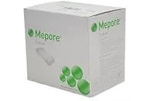ELITE HEALTHCARE Medical-Grade Mepore Self-Adhesive Dressing: 7cm x 8cm (Pack of 55)