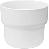 IKEA Beyaz Saksı 12 Cm,Kalın Plastik 12 Cm Yapay Bitki-&Ccedil;i&ccedil;ek Saksı,Deliksiz İ&ccedil;*Dış Mekan