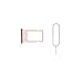 Produktbild RepairMedia-Shop RM Für iPhone 8 Metal SIM Card Tray SIM Karten Halter Schlitten Slot Gold/Weiss-Gold SIM Nadel Nail RM